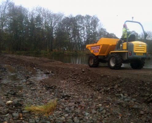 AB Gairns - Flood defence - Comrie